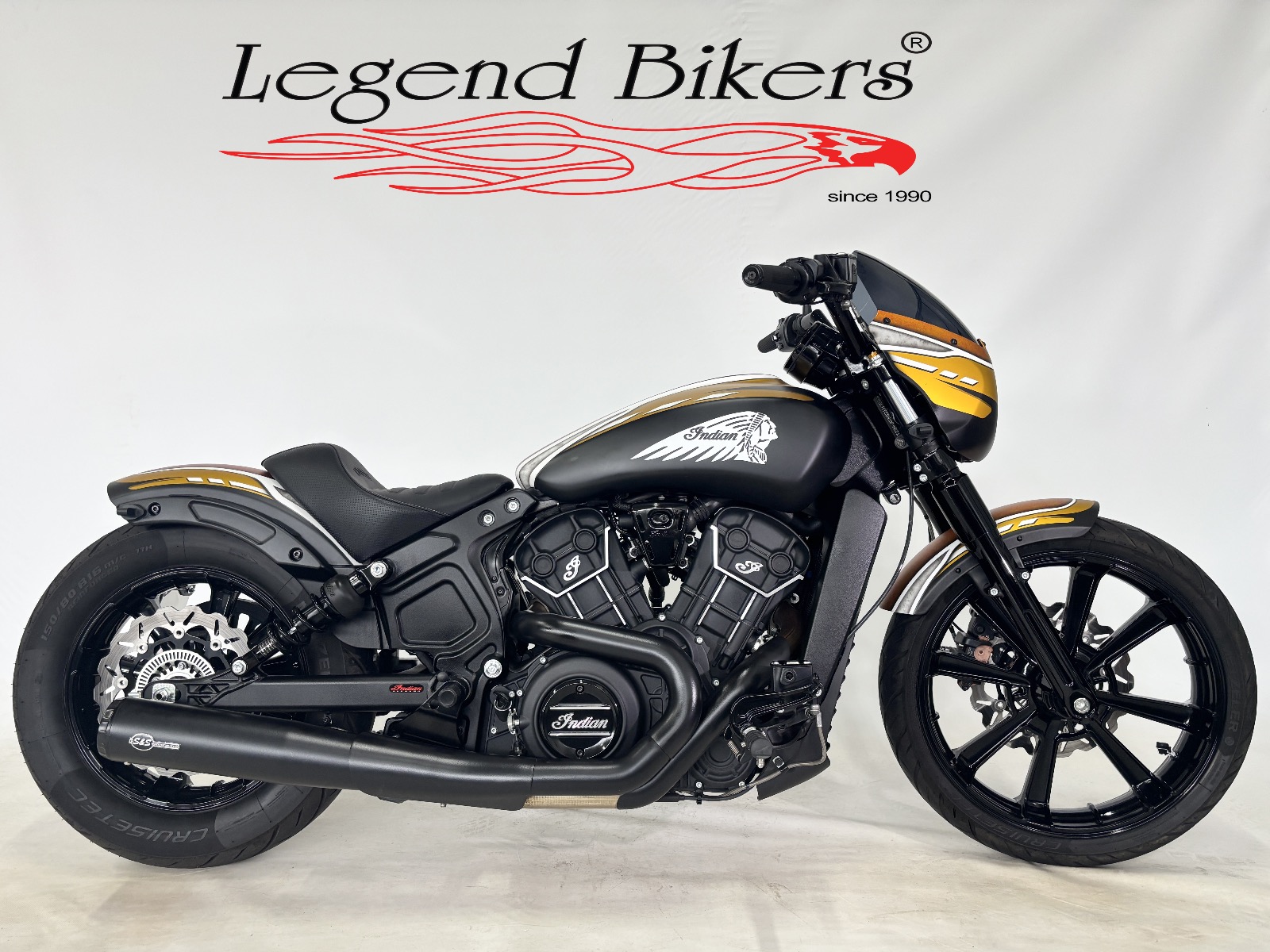 Legend Bikers - INDIAN SPECIAL SCOUT ROUGE 