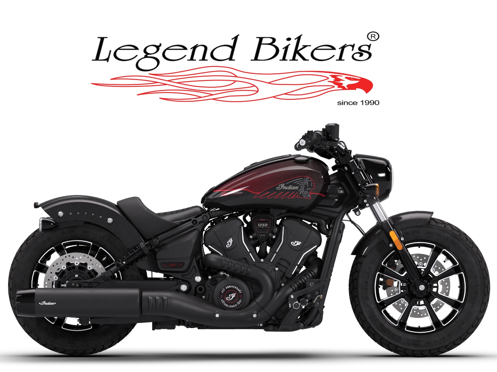 Legend Bikers - INDIAN SCOUT BOBBER ELITE 125° ANNIVERSARY